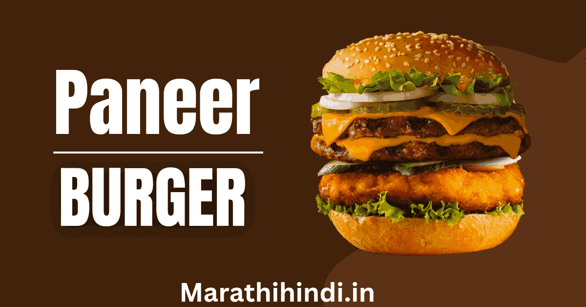 Paneer burger